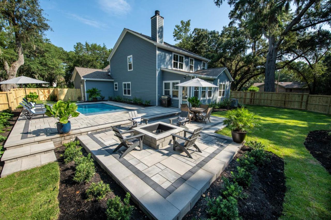Luxury Beach House W/ Backyard Oasis. Heated Pool. Île de Hilton-Head Extérieur photo